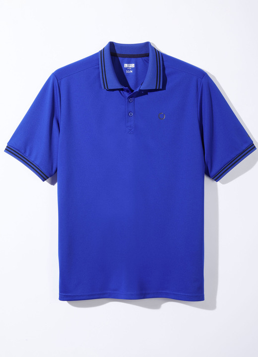 Sport- & Freizeitmode - «LPO»-Poloshirt in 4 Farben, in Größe 048 bis 062, in Farbe ROYALBLAU Ansicht 1