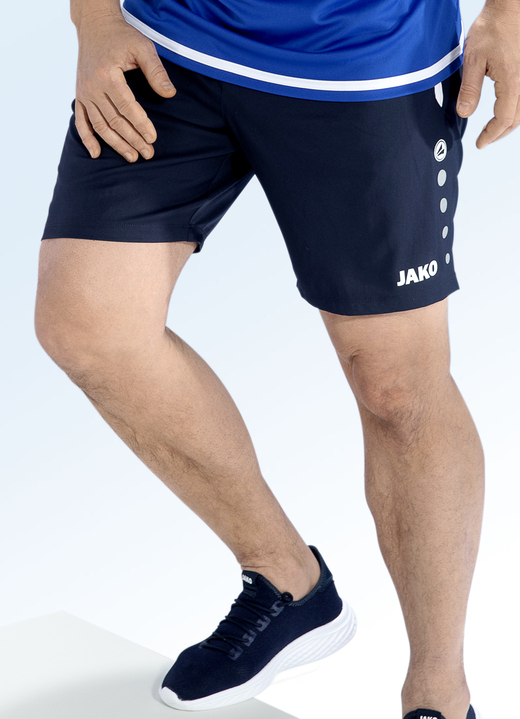 Sport- & Freizeitmode - Shorts von «Jako» in 4 Farben, in Größe 3XL (58/60) bis XXL (56), in Farbe MARINE Ansicht 1