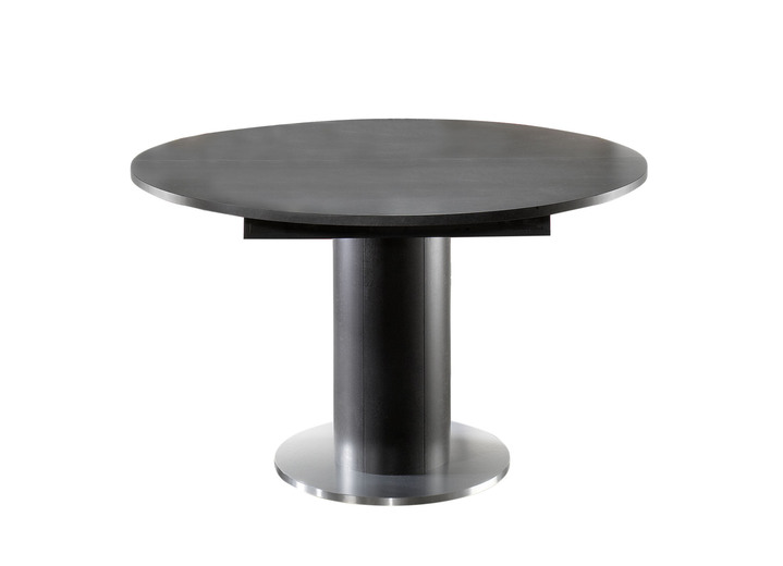 Tische - Aussergewöhnlicher Tisch mit Auszug, in Farbe SCHWARZ-SCHWARZ, in Ausführung Tisch mit Auszug Ansicht 1