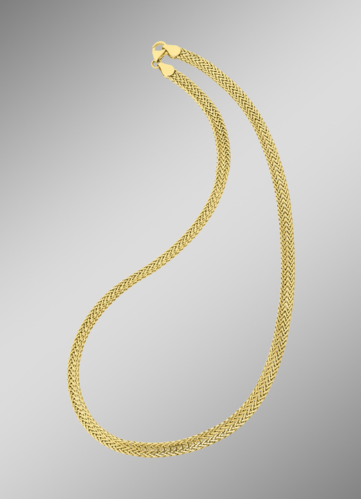 ohne Steine / mit Zirkonia - Elegante und hochwertige Garnitur, in Farbe , in Ausführung Halskette, 45 cm Ansicht 1
