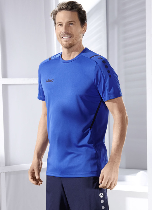 Sport- & Freizeitmode - T-Shirt von «Jako» in 4 Farben, in Größe 3XL (58/60) bis XXL (56), in Farbe ROYALBLAU Ansicht 1