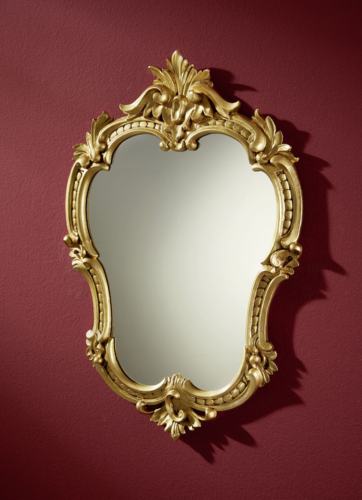 Garderobenmöbel - Spiegel im Barock-Stil, in Farbe GOLD Ansicht 1